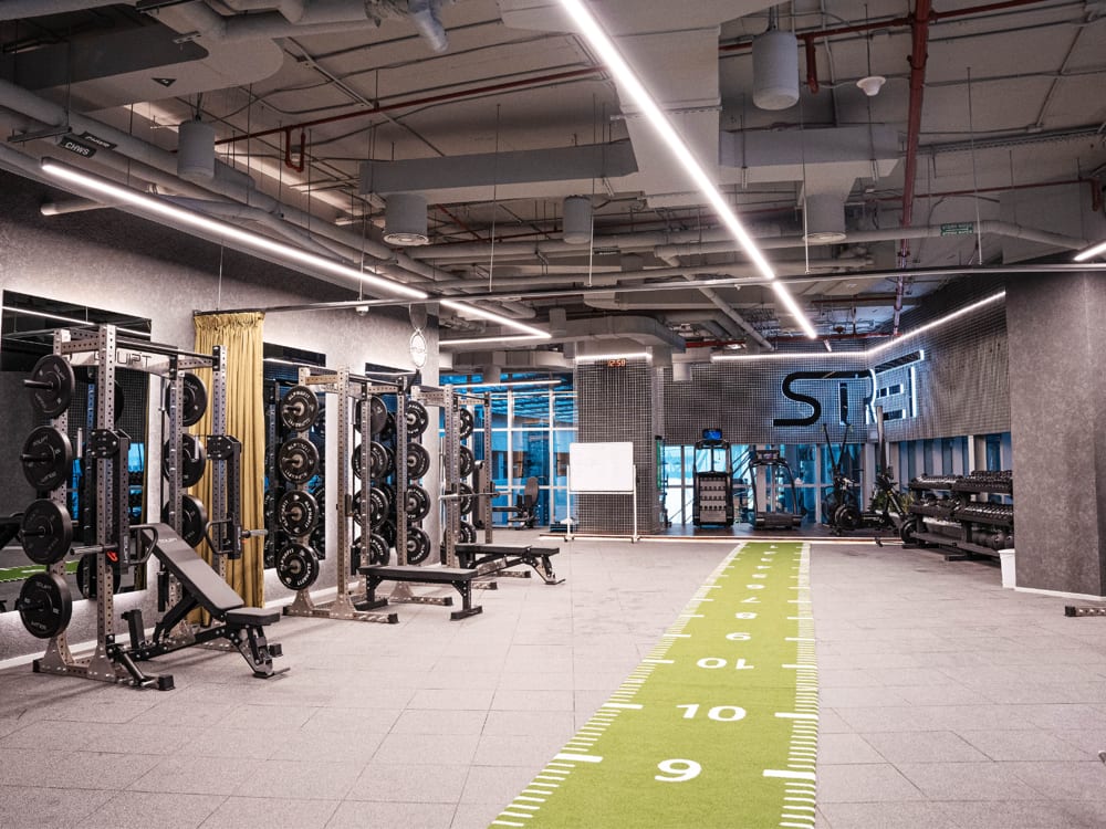 A completed Equipt-installed performance facility.