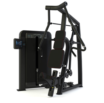 [PLS-STR-MACH-064] Pulse Premium Inclusive Seated Row (Converging Axis) IFI 1x100kg Weight Stack Tower with 10.1" (Cirrus V4) Touchscreen Console [PLS-STR-MACH-064]