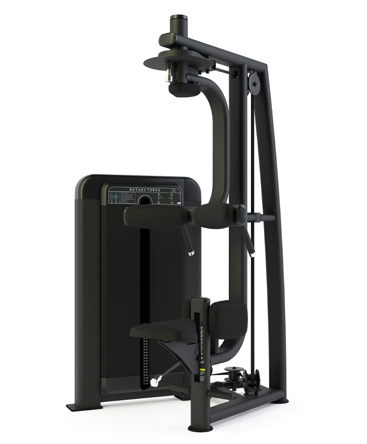 [PLS-STR-MACH-169] Pulse Club Line Eight-Station 4x100kg & 4x70kg Weight Stack Towers in Sand Black with Black Upholstery