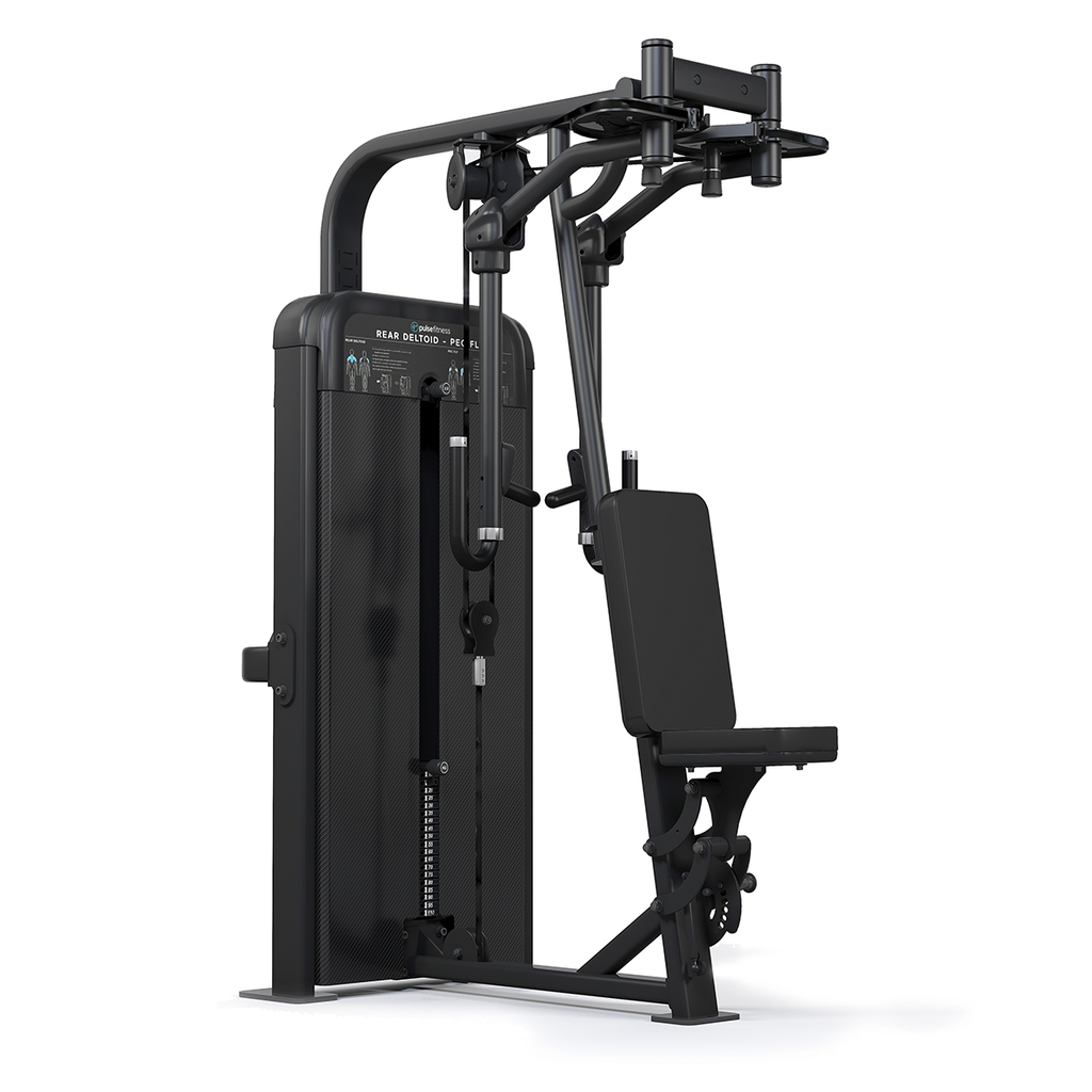[PLS-STR-MACH-183] Pulse Premium Rear Deltoid / Pec Fly (Independent Arm) 1x80kg Weight Stack Tower with 10.1"(Cirrus v4) Touchscreen Console in