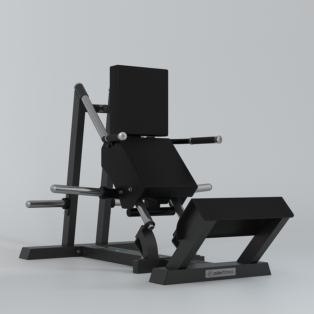 [PLS-STR-PLATE-023] Pulse Club Line Calf 200kg Total Plate Capacity in Sand Black with Black Upholstery