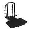 [PLS-STR-RACK-004] Pulse Premium Half Rack & Half Rack Platform (Rubber Performance Flooring) in Sand Black 2.4x1.5m