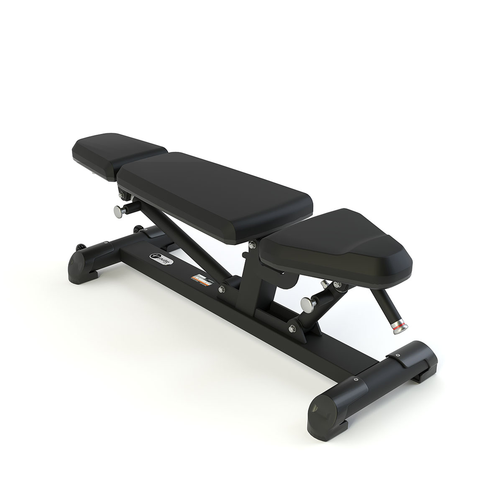 [PLS-STR-BENCH-012] Pulse Flat to Incline Utility Bench Sand Black