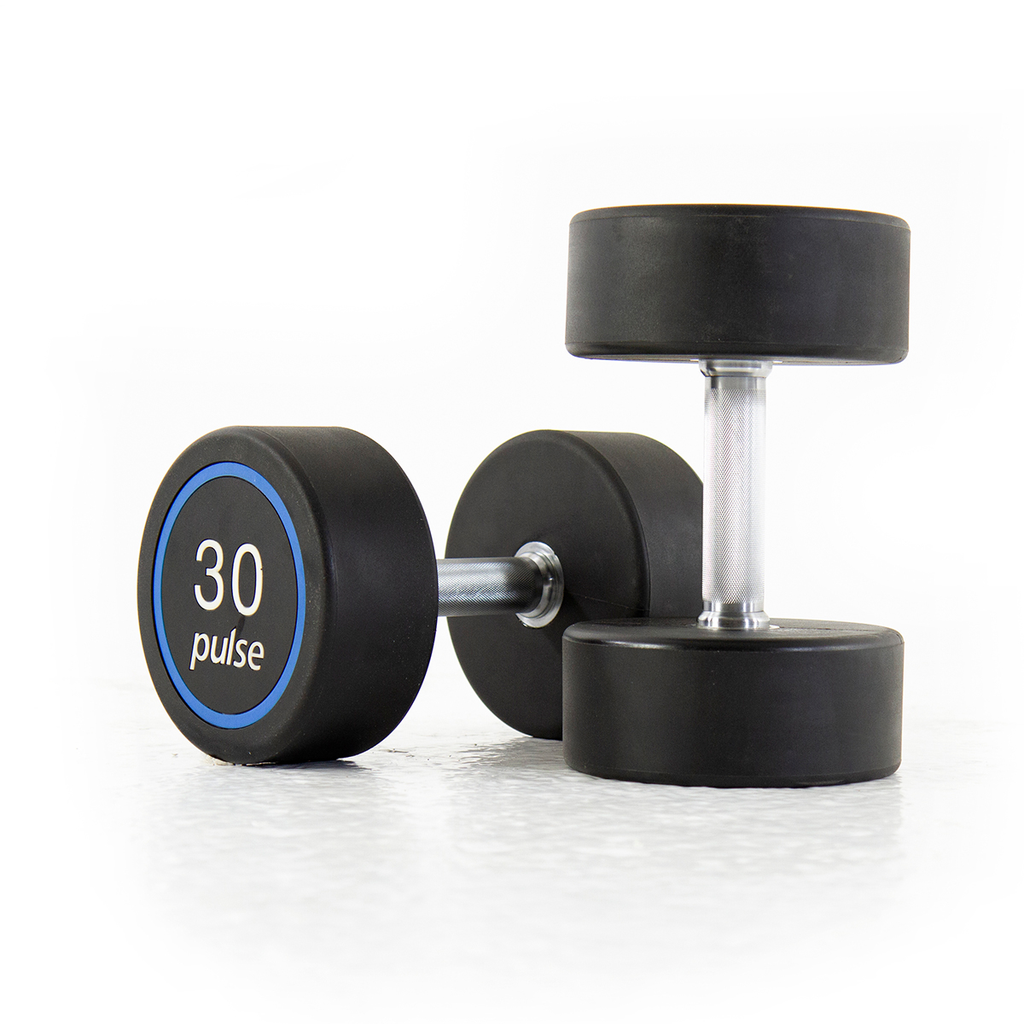 [PLS-STR-DUMBL-088] Pulse 30Kg Premium Polyurethane Covered Dumbbells with Conical Handgrips (in a Pair)