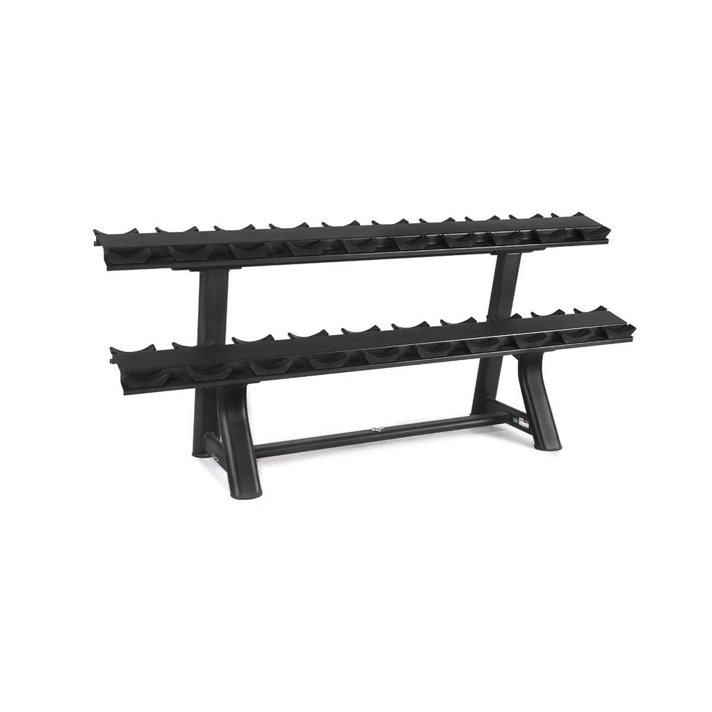 [PLS-STR-DUMBL-105] Pulse Club Line Dumbbell Rack (holds 10 Pairs) in Sand Black [PLS-STR-DUMBL-105]