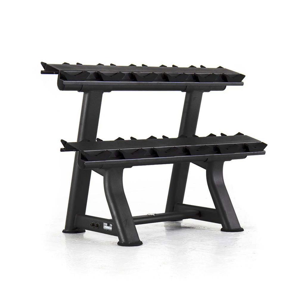 [PLS-STR-DUMBL-106] Pulse Club Line Dumbbell Rack (holds 6 Pairs) in Sand Black