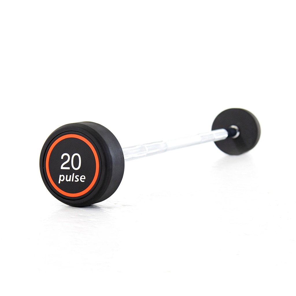 [PLS-STR-BARBL-004] Pulse 20.0kg Club Line (Black) Rubber Covered Barbell