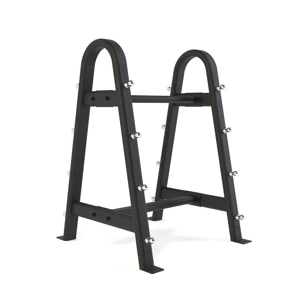 [PLS-STR-BARBL-010] Pulse Classic Barbell Rack (holds 8 Bars) in Sand Black