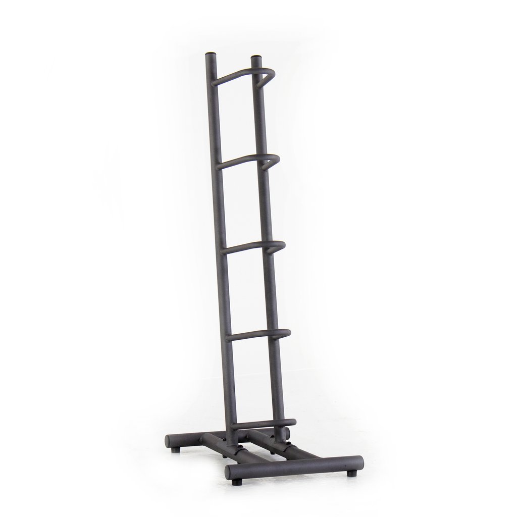 [PLS-ACC-RACK-005] Pulse Club Line Medicine Ball Set on a Vertical Rack 2kg - 10kg in 2kg increments (holds 5 Balls) in Sand Black