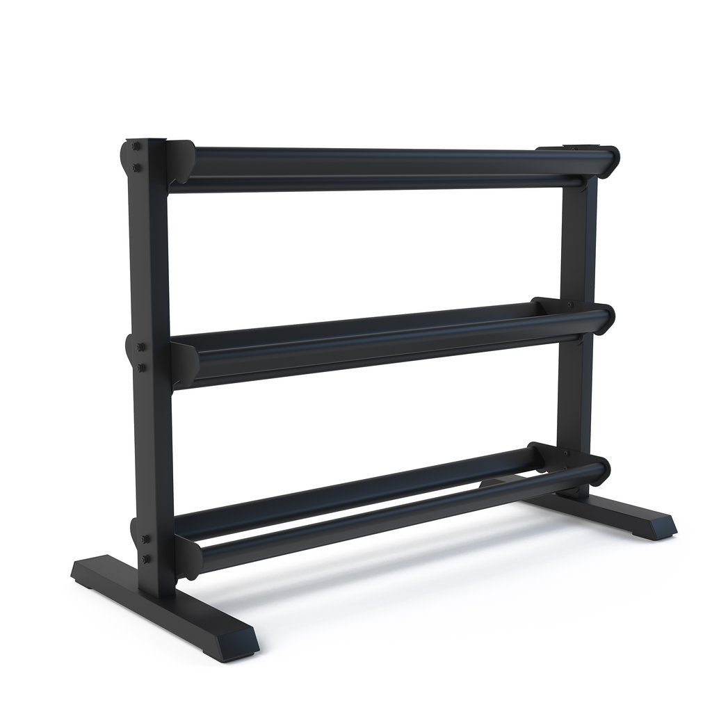 [PLS-ACC-RACK-009] Pulse Club Line Basebag Set 5kg - 25kg in 5kg increments on a Vertical Rack (holds 5 Bags) in Sand Black