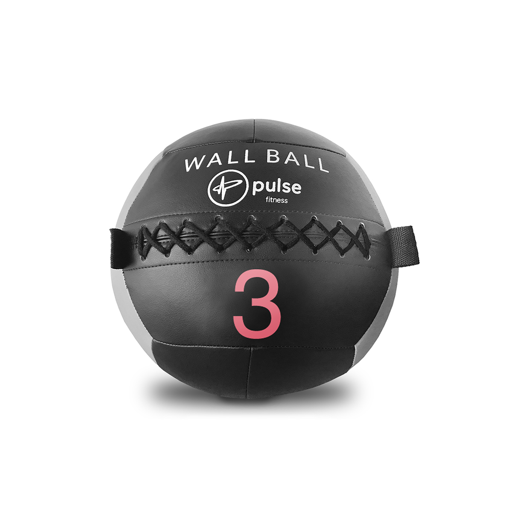 [PLS-ACC-MBALL-013] Pulse 3kg Club Line tactile soft vinyl Wall Ball with double stitched seams