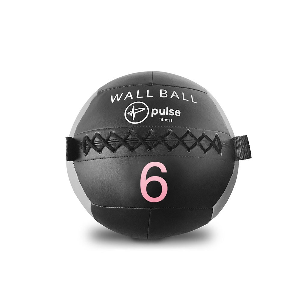 [PLS-ACC-MBALL-016] Pulse 6kg Club Line tactile soft vinyl Wall Ball with double stitched seams