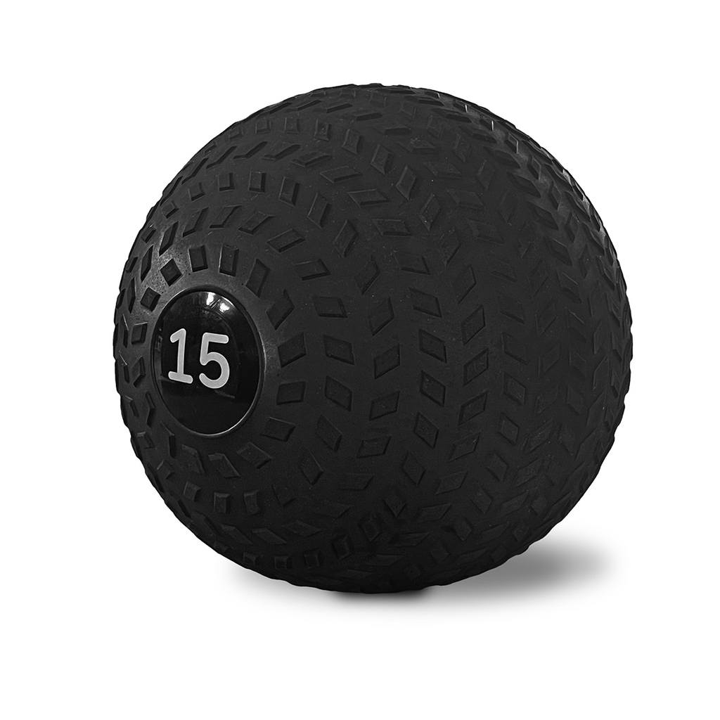 [PLS-ACC-MBALL-028] Pulse 15kg Classic Bounce Resistant Rubber Slam Ball with Patterned Grip