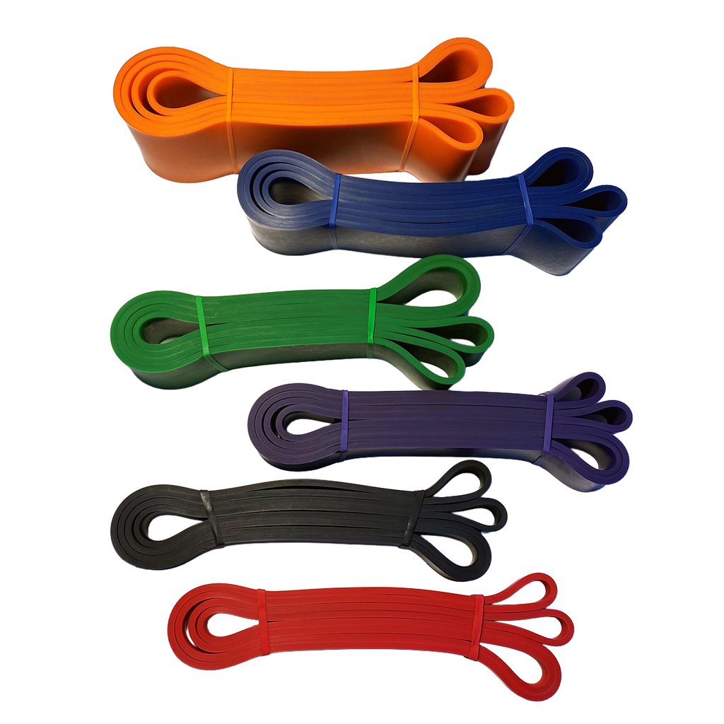 [PLS-ACC-BAND-003] Pulse Resistance Band Set - Classic Resistance Band set (6 Bands) in 13mm,22mm,32mm,44mm,64mm, 83mm